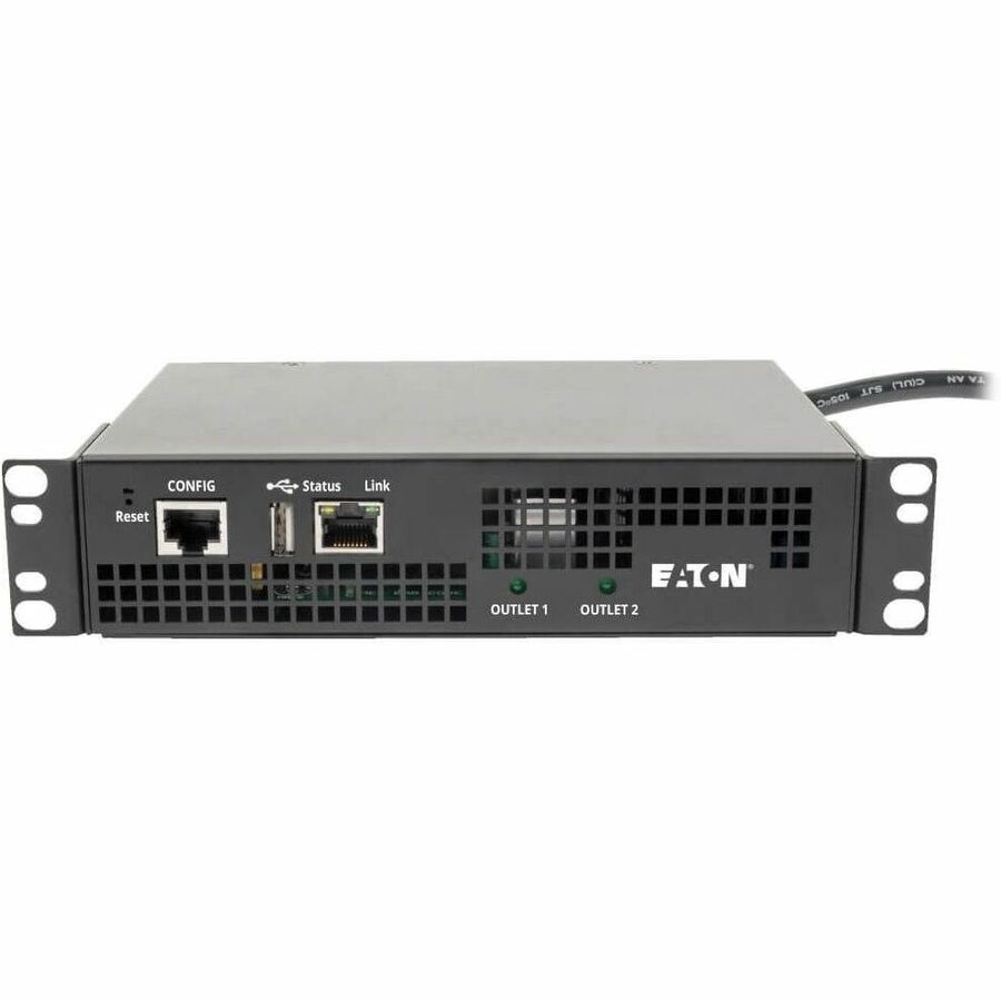 Eaton 1.4kW 120V Single-Phase Switched Mini PDU - LX Platform Interface, NEMA 5-15P 6 ft. (1.83 m) Cord, 0U, TAA — PDU15NETLX