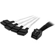 StarTech.com 1m Internal Mini SAS to SATA Cable - SFF-8643 to 4x SATA — SAS43SAT1M