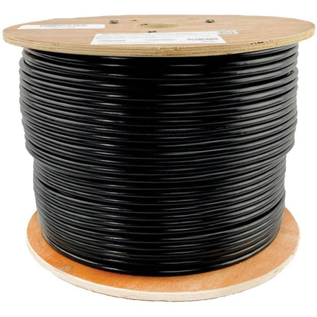 Eaton Tripp Lite Series Cat6 Gigabit Solid Core Plenum-Rated UTP CMP PVC Bulk Ethernet Cable, Black, 1000 ft. (304.8 m), TAA — N224-01K-BK
