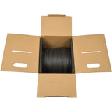 Eaton Tripp Lite Series Cat6 Gigabit Solid Core Plenum-Rated UTP CMP PVC Bulk Ethernet Cable, Black, 1000 ft. (304.8 m), TAA — N224-01K-BK