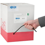 Eaton Tripp Lite Series Cat6 Gigabit Solid Core Plenum-Rated UTP CMP PVC Bulk Ethernet Cable, Black, 1000 ft. (304.8 m), TAA — N224-01K-BK