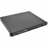 Eaton Tripp Lite Series 2.4kW Single-Phase Switched Automatic Transfer Switch PDU, Two 200-240V C14 Inlets, 10 C13 Outputs, 1U, TAA — PDUMH15HVATNET