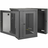 Eaton Tripp Lite Series SmartRack 12U UPS-Depth Wall-Mount Small Rack Enclosure, Hinged Back — SRW12USDP