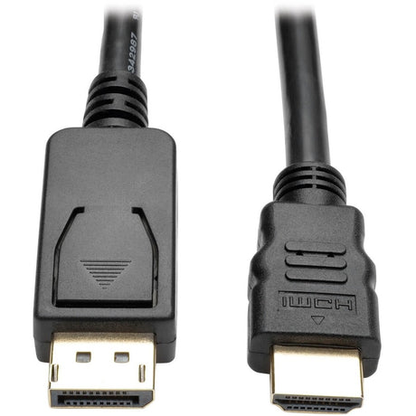 Eaton Tripp Lite Series DisplayPort 1.2 to HDMI Adapter Cable (DP with Latches to HDMI M/M), 4K, 3 ft. (0.9 m) — P582-003-V2