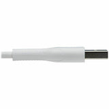 Eaton Tripp Lite Series Safe-IT USB-A to Lightning Sync/Charge Antibacterial Cable (M/M), MFi Certified, White, 1 m (3.3 ft.) — M100AB-01M-WH