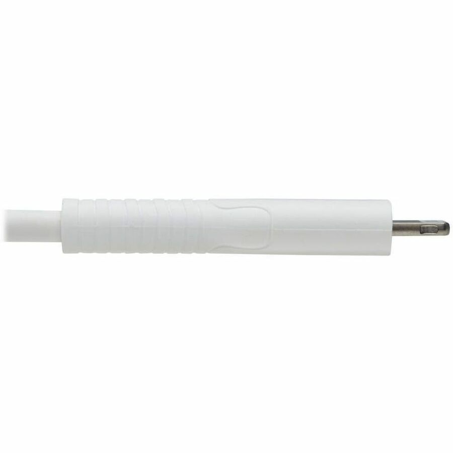 Eaton Tripp Lite Series Safe-IT USB-A to Lightning Sync/Charge Antibacterial Cable (M/M), MFi Certified, White, 1 m (3.3 ft.) — M100AB-01M-WH