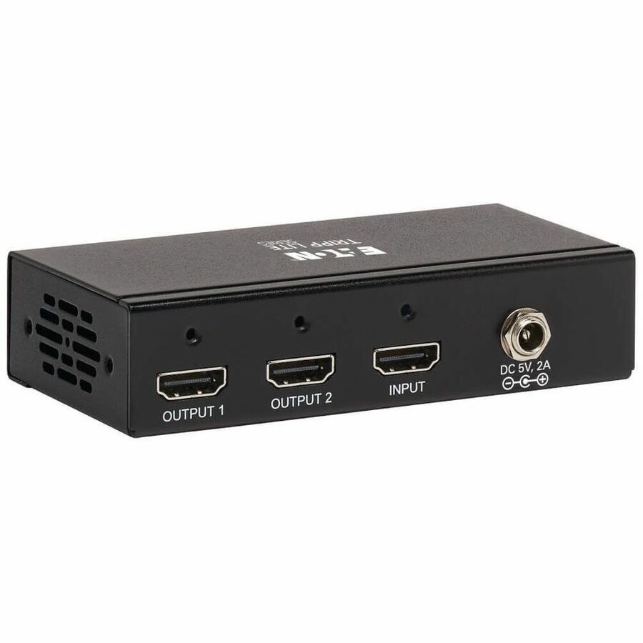 Eaton Tripp Lite Series 2-Port HDMI Splitter - 4K @ 60 Hz, 4:4:4, Multi-Resolution Support, HDR, HDCP 2.2, TAA — B118-002-HDR