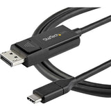 StarTech.com 3ft (1m) USB C to DisplayPort 1.2 Cable 4K 60Hz - Reversible DP to USB-C / USB-C to DP Video Adapter Monitor Cable HBR2/HDR — CDP2DP1MBD