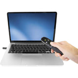 StarTech.com Wireless Presentation Remote with Green Laser Pointer - 90 ft. (27 m) - USB Presentation Clicker for Mac and Windows - Batteries Included - Wireless Slideshow and Volume Controls — PRESREMOTEG