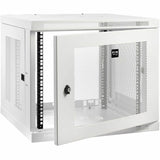 Eaton Tripp Lite Series SmartRack 9U Low-Profile Switch-Depth-Plus Wall-Mount Mini Rack Enclosure, White — SRW9UDPW