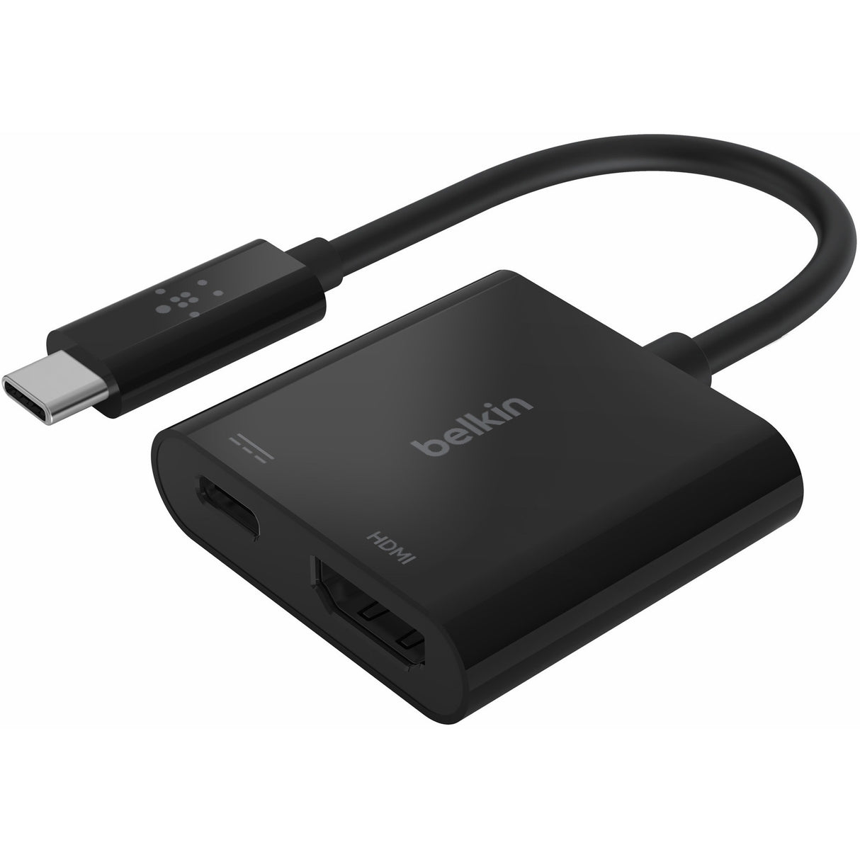 Belkin USB-C to HDMI Video Adapter + Charging port up to 60W Power Delivery, 4k at 60Hz — AVC002BK-BL