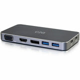 C2G Dual Monitor Docking Station Kit - Includes USB C Docking Station, 6ft HDMI Cable, and HDMI to DP Cables — C2G54477