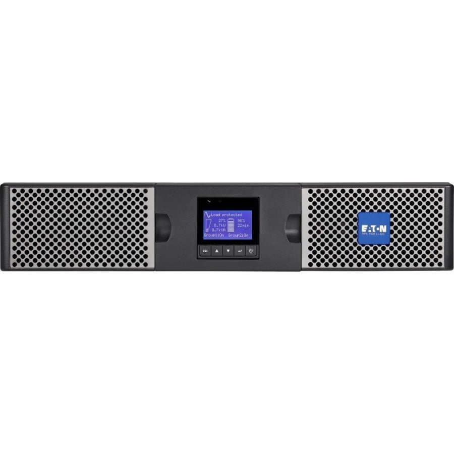 Eaton 9PX 2000VA 1800W 120V Online Double-Conversion UPS - 5-20P, 6x 5-20R, 1 L5-20R Outlets, Lithium-ion Battery, Cybersecure Network Card Option, 2U Rack/Tower — 9PX2000RT-L