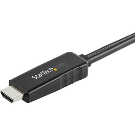 StarTech.com 6ft (2m) HDMI to Mini DisplayPort Cable 4K 30Hz - Active HDMI to mDP Adapter Cable with Audio - USB Powered - Video Converter — HD2MDPMM2M