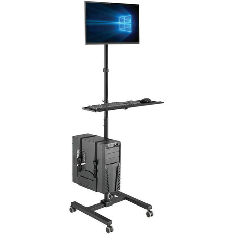 Eaton Tripp Lite Series Mobile Workstation with Monitor Mount - For 17" to 32" Displays, Height Adjustable — DMCS1732S