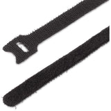 StarTech.com 6in Hook and Loop Cable Ties 50pk, Reusable Wire Straps, Adjustable & Flexible, Cord Organizer Tie/Wraps for Cable Management — B506I-HOOK-LOOP-TIES