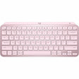 Logitech MX Keys Mini Minimalist Wireless Illuminated Keyboard, Compact, Bluetooth, USB-C - Rose — 920-010474