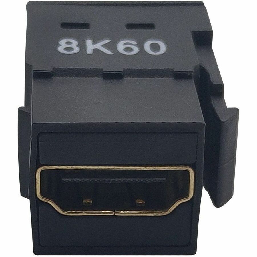 Eaton Tripp Lite Series HDMI Keystone/Panel-Mount Coupler (F/F) - 8K 60 Hz, Black, TAA — P164-000-KPBK8K