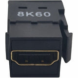 Eaton Tripp Lite Series HDMI Keystone/Panel-Mount Coupler (F/F) - 8K 60 Hz, Black, TAA — P164-000-KPBK8K