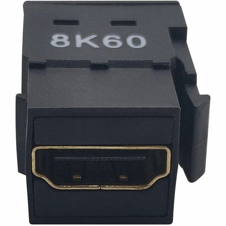 Eaton Tripp Lite Series HDMI Keystone/Panel-Mount Coupler (F/F) - 8K 60 Hz, Black, TAA — P164-000-KPBK8K