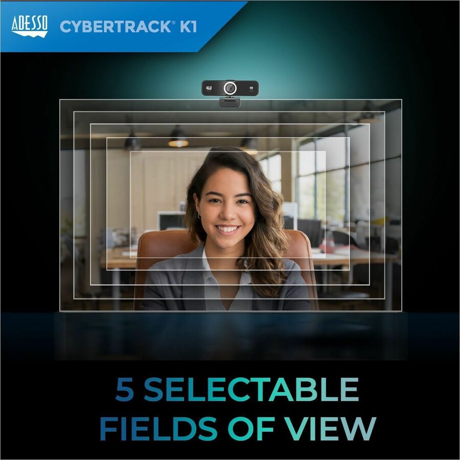 Adesso CyberTrack K1 Webcam - 2.1 Megapixel - 30 fps - USB 2.0 — CybertrackK1