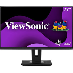 ViewSonic VG2748A 27 Inch IPS 1080p Ergonomic Monitor with Ultra-Thin Bezels, HDMI, DisplayPort, USB, VGA, and 40 Degree Tilt for Home and Office — VG2748A