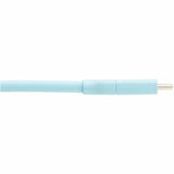 Eaton Tripp Lite Series Safe-IT USB-C Cable (M/M), Antibacterial, Ultra Flexible, 240W PD Charging, Light Blue, 6 ft. (1.8 m) — U040AB-006CS5LB