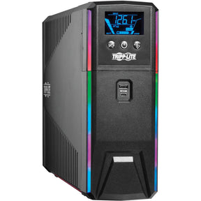 Eaton Tripp Lite Series 1200VA 720W 120V Pure Sine Wave Gaming UPS Battery Backup - LCD, AVR, RGB LEDs, USB Charging, Power Saving — SMART1200PSGLCD