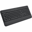 Logitech Signature K650 Comfort Full-Size Wireless Keyboard with Wrist Rest, BLE Bluetooth or Logi Bolt, Graphite — 920-010908
