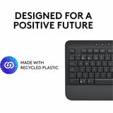 Logitech Signature K650 Comfort Full-Size Wireless Keyboard with Wrist Rest, BLE Bluetooth or Logi Bolt, Graphite — 920-010908