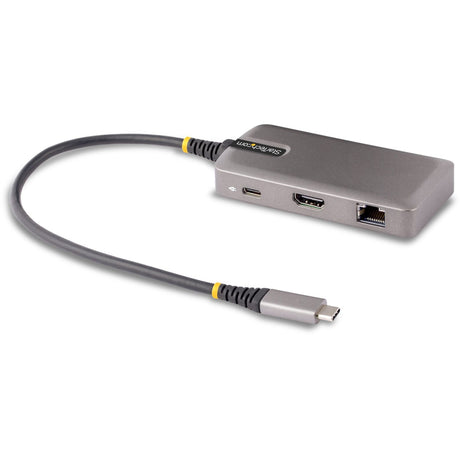 StarTech.com USB-C Multiport Adapter, 4K60Hz HDMI, HDR, 2-Port 5Gbps USB Hub, 100W PD Pass-Through, GbE, Mini Dock, Windows/macOS/ChromeOS — 103B-USBC-MULTIPORT