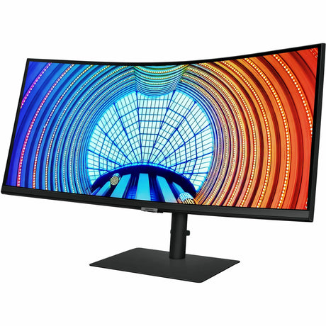 Samsung ViewFinity S34A654UBN 34" Class UW-QHD Curved Screen LCD Monitor - 21:9 - Black — S34A654UBN