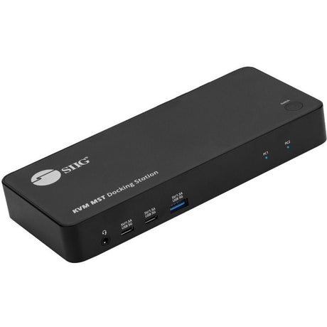 SIIG Dual Host USB-C KVM MST Docking Station — CE-DK0111-S1