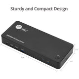 SIIG Dual Host USB-C KVM MST Docking Station — CE-DK0111-S1