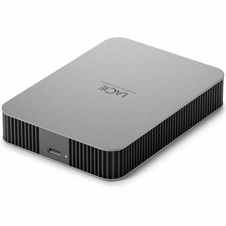 LaCie STLP2000400 2 TB Portable Hard Drive - External - Moon Silver — STLP2000400