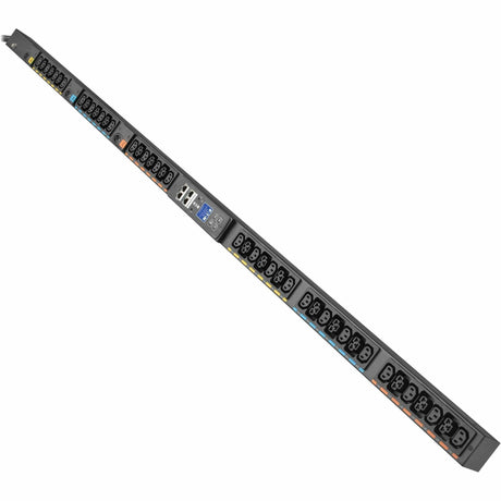 Eaton 3-Phase Metered Input Rack PDU G4, 120/208V, 42 Outlets, 24A, 8.6kW, L21-30 Input, 10 ft. Cord, 0U Vertical — EVMI2130X