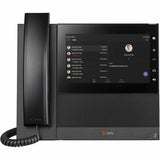 Poly CCX 600 IP Phone - Corded - Corded/Cordless - Wi-Fi, Bluetooth - Desktop - Black — 82Z84AA