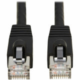 Eaton Tripp Lite Series Cat8 40G Snagless SSTP Ethernet Cable (RJ45 M/M), PoE, Black, 10 ft. (3.1 m) — N272-F10-BK