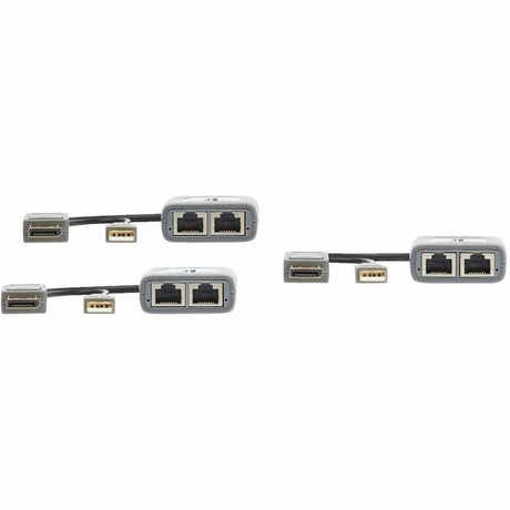 Eaton Tripp Lite Series 2-Port DisplayPort over Cat6 Extender Kit, Pigtail Transmitter/2x Receivers, 4K 60 Hz, HDR, 4:4:4, 230 ft. (70.1 m), TAA — B127U-002-PDPD2