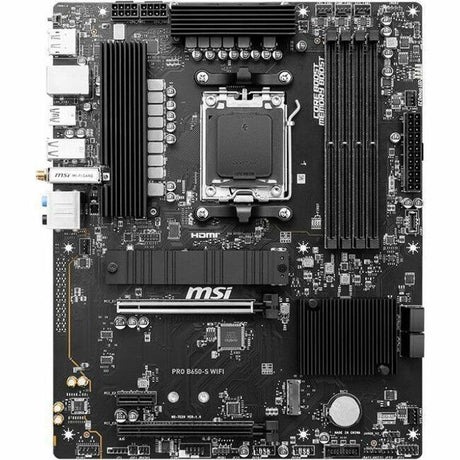 MSI PRO B650-S WIFI Desktop Motherboard - AMD B650 Chipset - Socket AM5 - ATX — PROB650-SWIFI