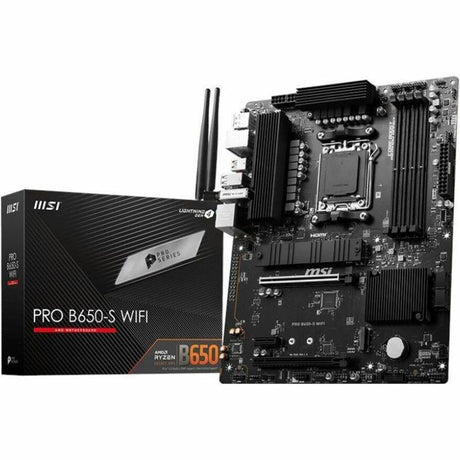 MSI PRO B650-S WIFI Desktop Motherboard - AMD B650 Chipset - Socket AM5 - ATX — PROB650-SWIFI