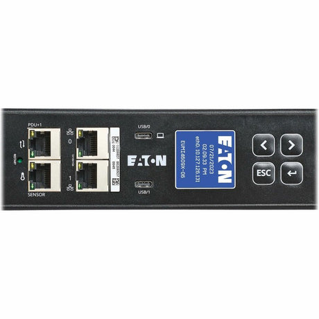 Eaton 3-Phase Metered Input Rack PDU G4, 208V, 42 Outlets, 40A, 14.4kW, CS8365 Input, 10 ft. Cord, 0U Vertical — EVMI8365X