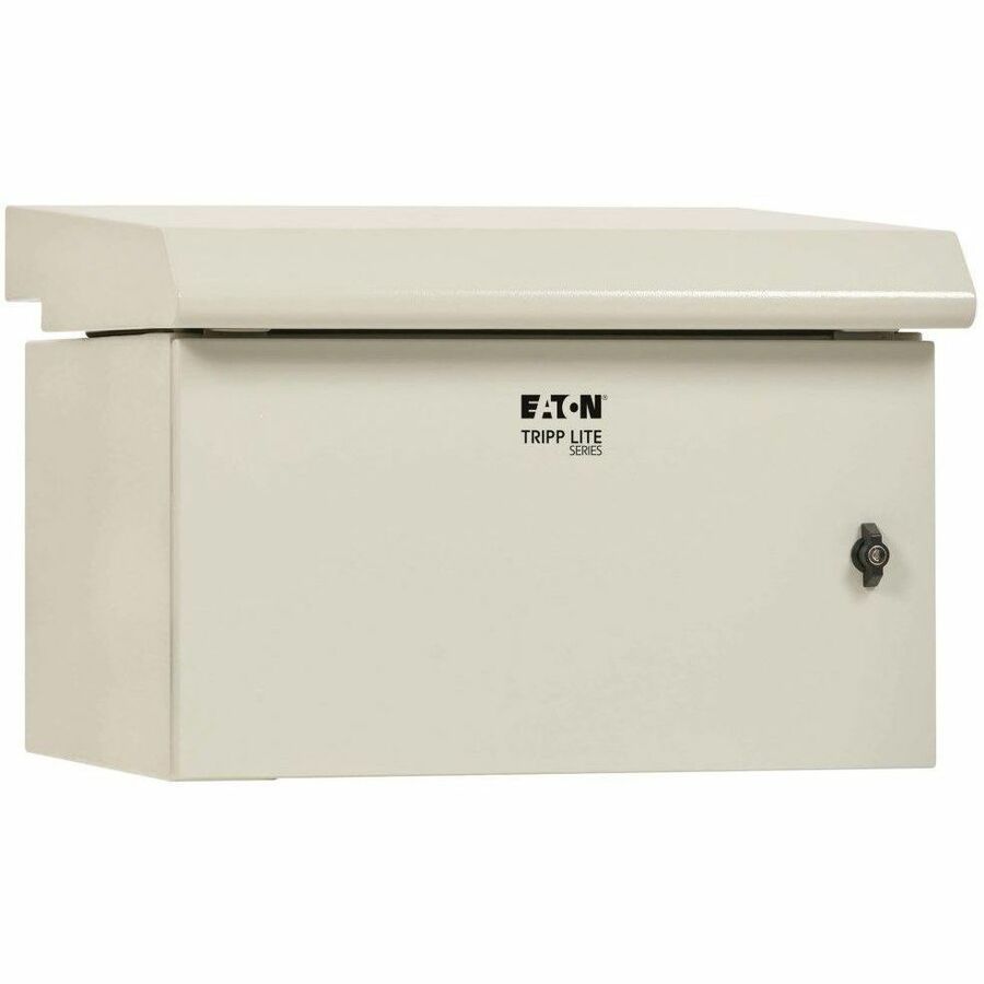 Eaton Tripp Lite Series SmartRack Industrial Enclosure - NEMA 3R, Wall Mount, Metal, Locking, Fan With Thermal Switch, 20.5 in. Depth, 6U, Gray — SRN3RG6UDP