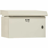 Eaton Tripp Lite Series SmartRack Industrial Enclosure - NEMA 3R, Wall Mount, Metal, Locking, Fan With Thermal Switch, 20.5 in. Depth, 6U, Gray — SRN3RG6UDP