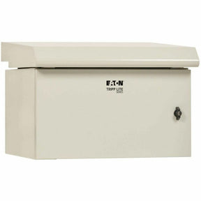 Eaton Tripp Lite Series SmartRack Industrial Enclosure - NEMA 3R, Wall Mount, Metal, Locking, Fan With Thermal Switch, 20.5 in. Depth, 6U, Gray — SRN3RG6UDP