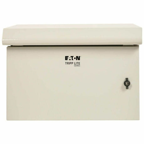 Eaton Tripp Lite Series SmartRack Industrial Enclosure - NEMA 3R, Wall Mount, Metal, Locking, Fan With Thermal Switch, 20.5 in. Depth, 6U, Gray — SRN3RG6UDP