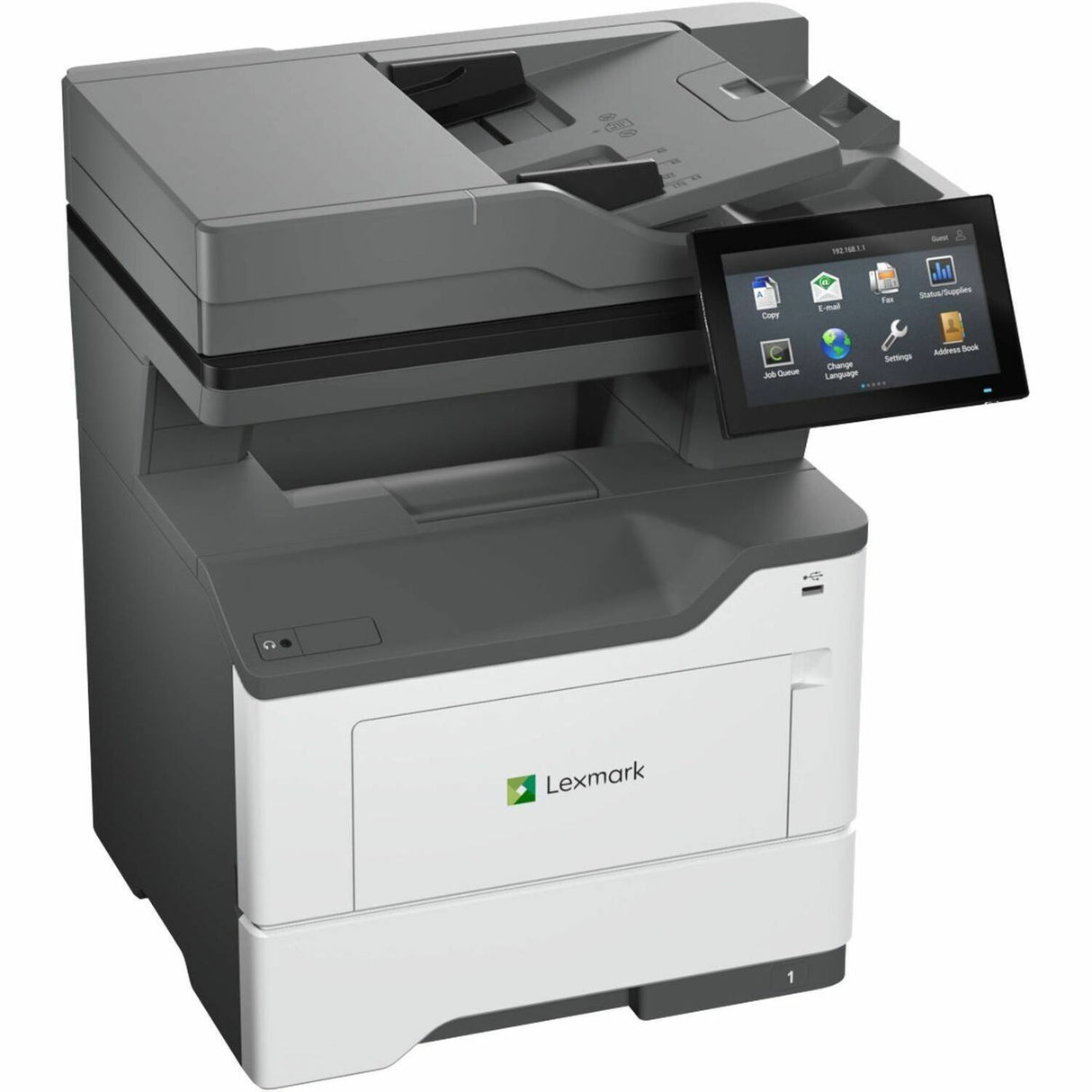 Lexmark MX632adwe Wired & Wireless Laser Multifunction Printer - Monochrome - TAA Compliant — 38S0900