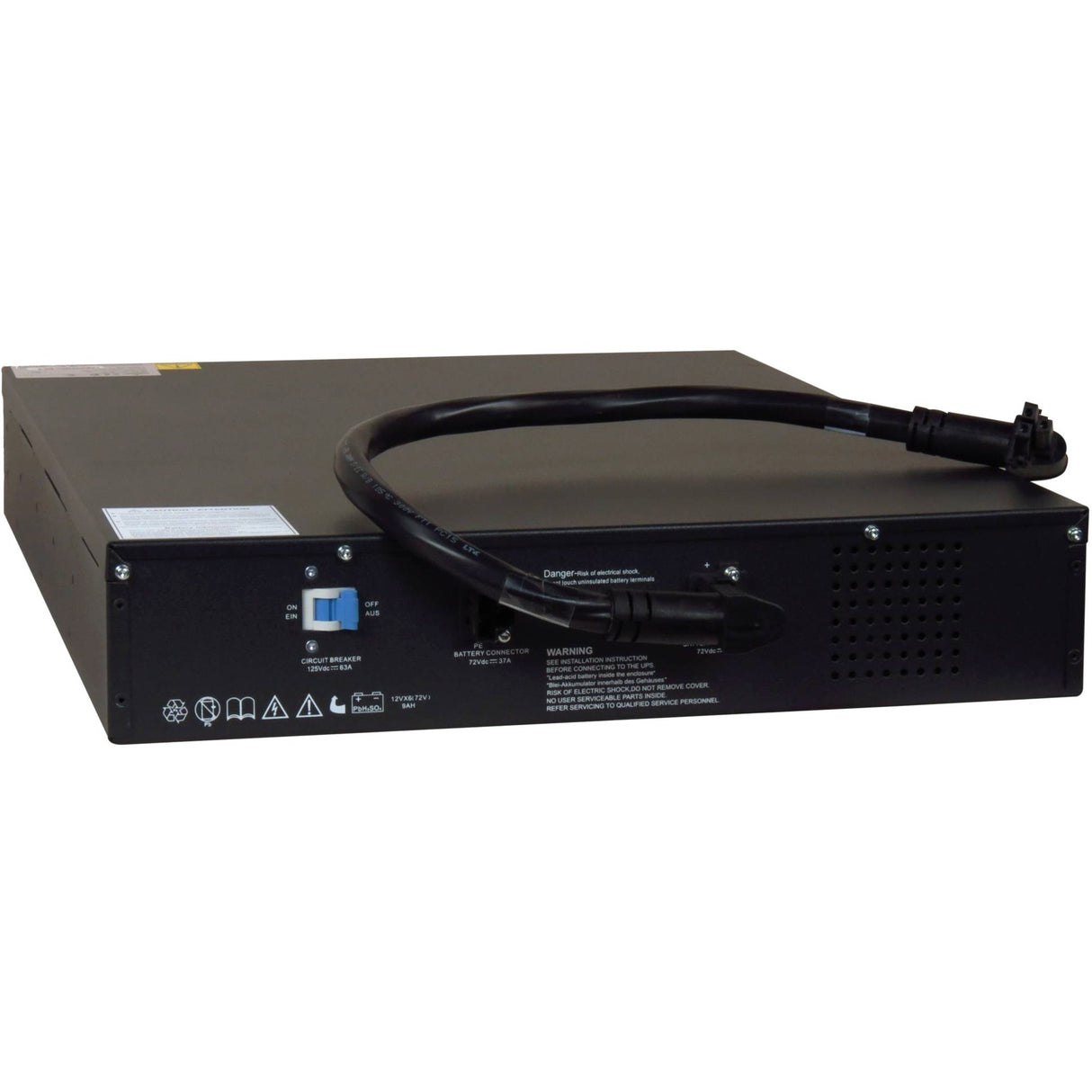 Vertiv Liebert GXT4-72VBATT 9 Ah, 72V External Battery Cabinet for Vertiv Liebert GXT4-3000RT120, GXT4-3000RT230, and GXT4-3000RT208 — GXT4-72VBATT