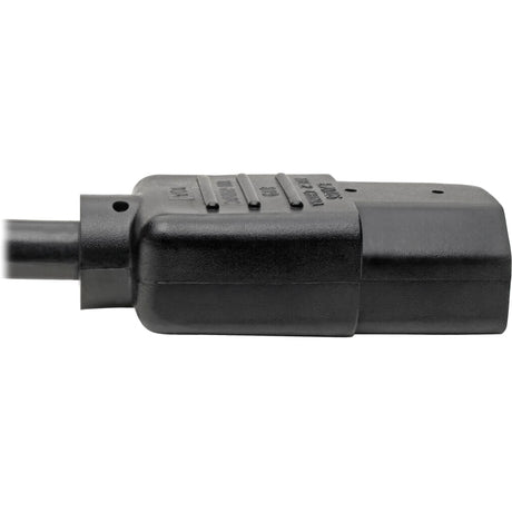 Eaton Tripp Lite Series Hospital-Grade Power Cord, NEMA 5-15P to C13 - Green Dot, 10A, 125V, 18 AWG, 6 ft. (1.83 m), Black — P006-006-HG10