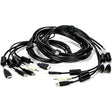 Vertiv Avocent USB Keyboard and Mouse, Dual HDMI and Audio Cable, 10 ft. for Vertiv Avocent SV and SC Series Switches — CBL0117